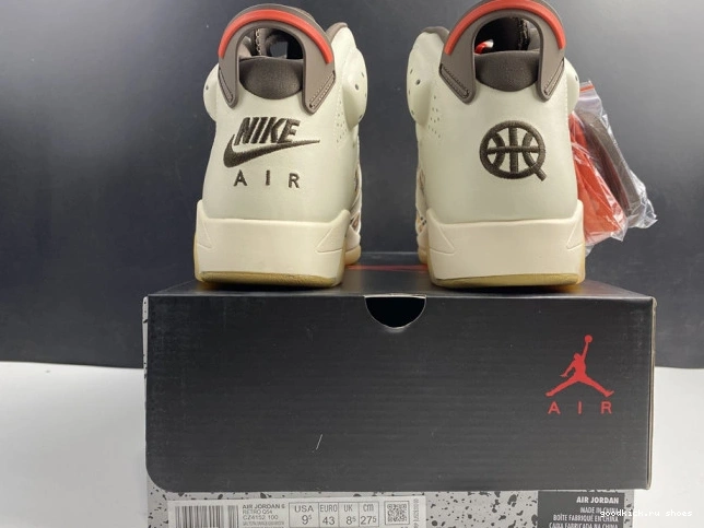 Brown Quai54 6 AIR (2020) CZ4152-100 Sail Retro Jordan 0719
